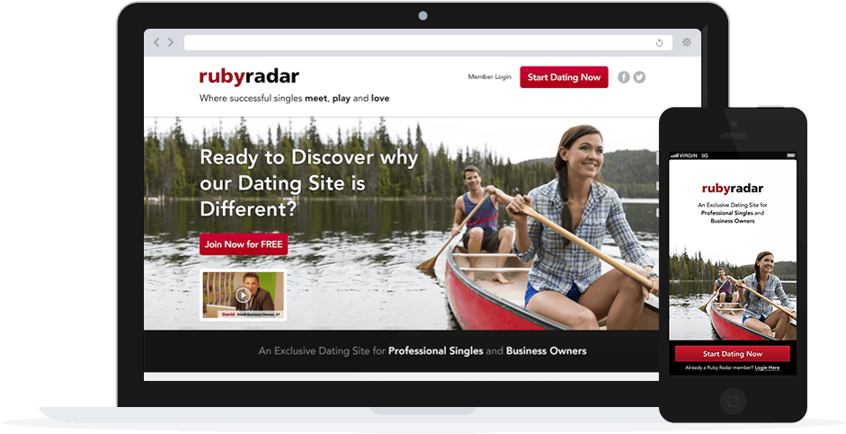 Ruby radar iphone and web app developed by sentia