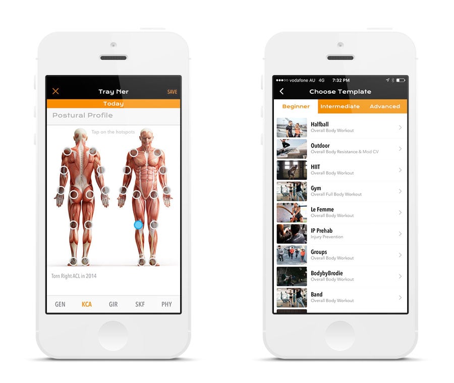 clients screen on iphone app development by sentia