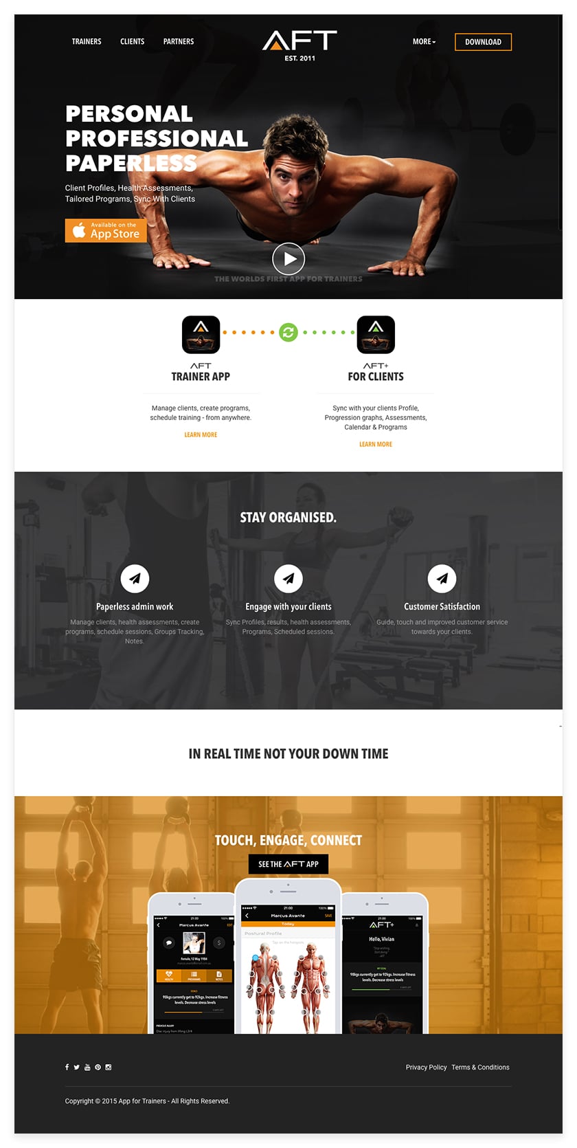 homepage of iphone app development by sentia