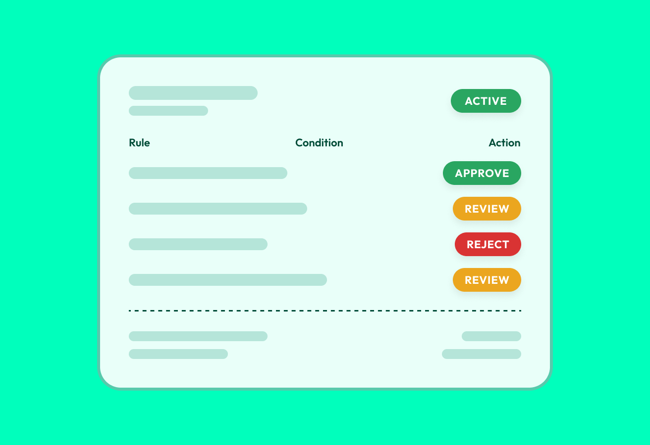 Decision automation that runs without a person in the loop.
